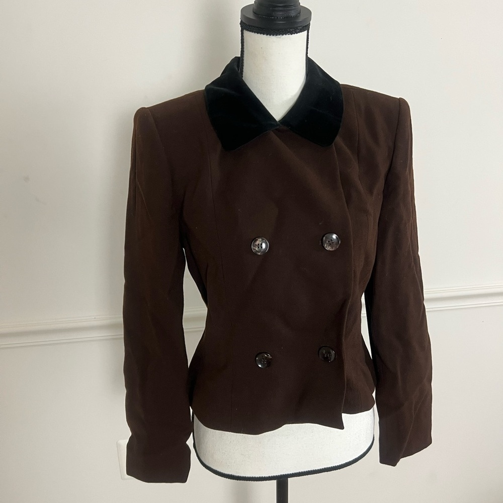 Brown blazer